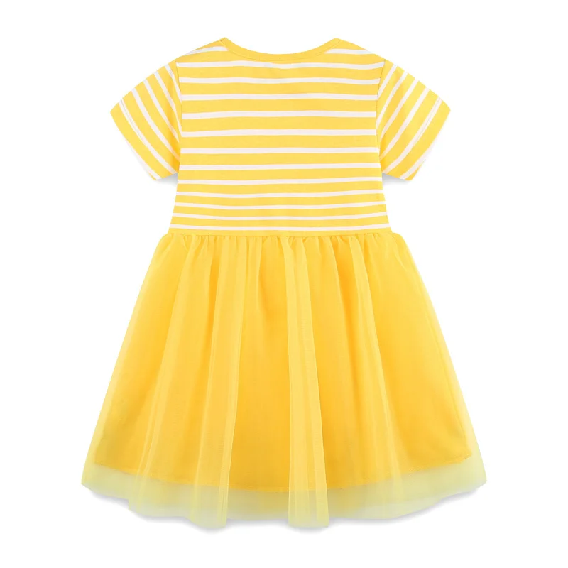 Jumping Meters 2-7T Summer Princess Girls Dresses Rabbits Kids Vestidos Party Birthday Baby Clothing Embroidery Dress Wedding