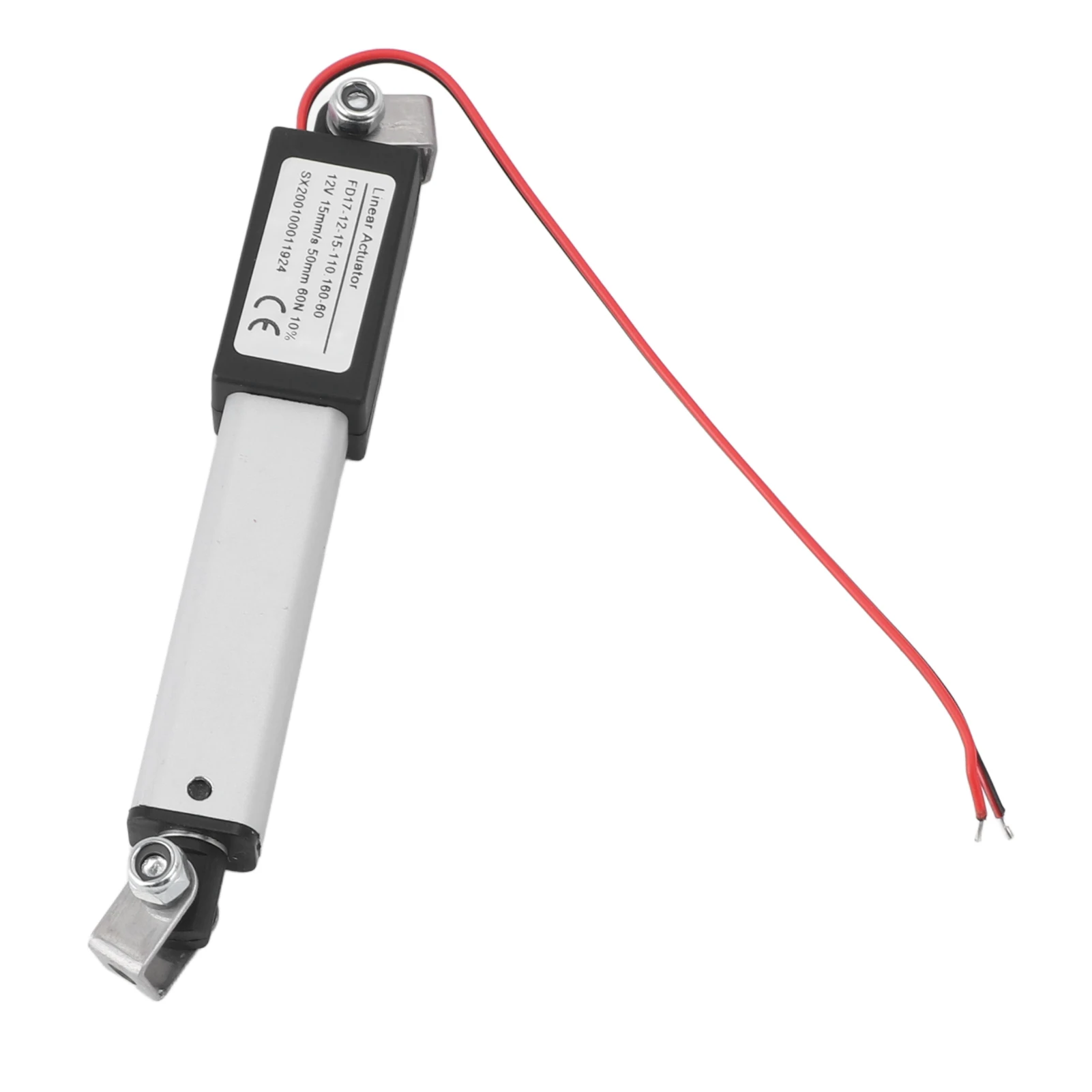 電動リニアアクチュエーター,フレキシブルストローク,使いやすく,パワフル,多用途,ロボット用,負荷60n,12v,50mm