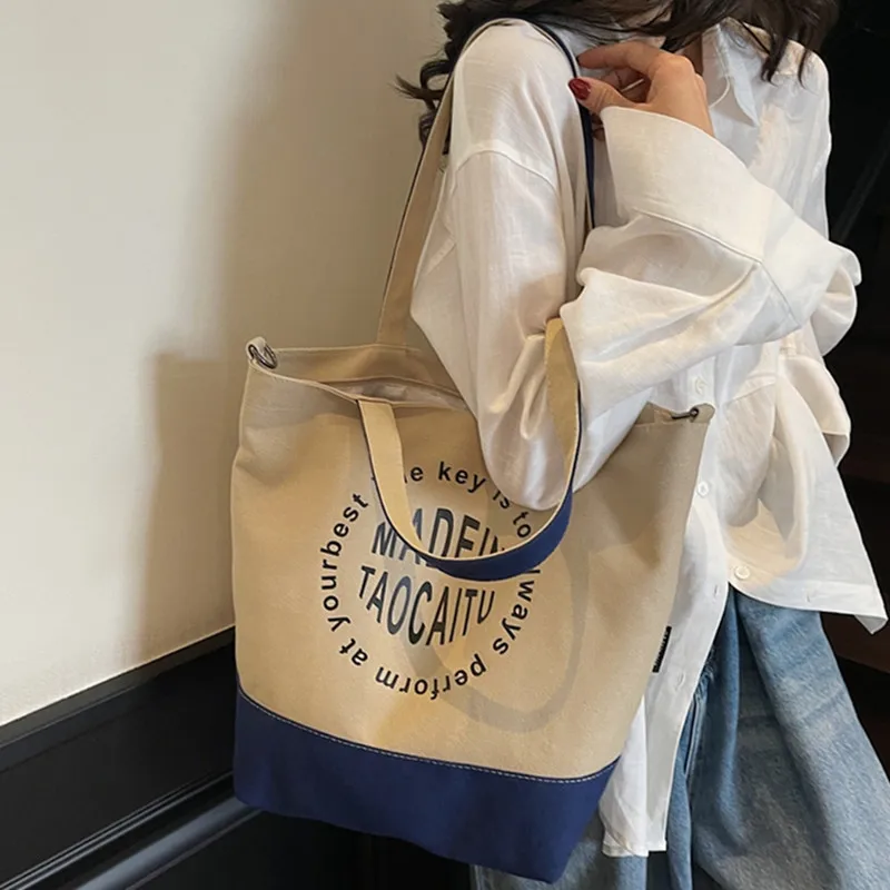 

Woman Large Capacity Handbag 2025 Designer Shoulder Crossbody Tote bag Shopper Storage Bag Female Casual Canvas Messenger bags