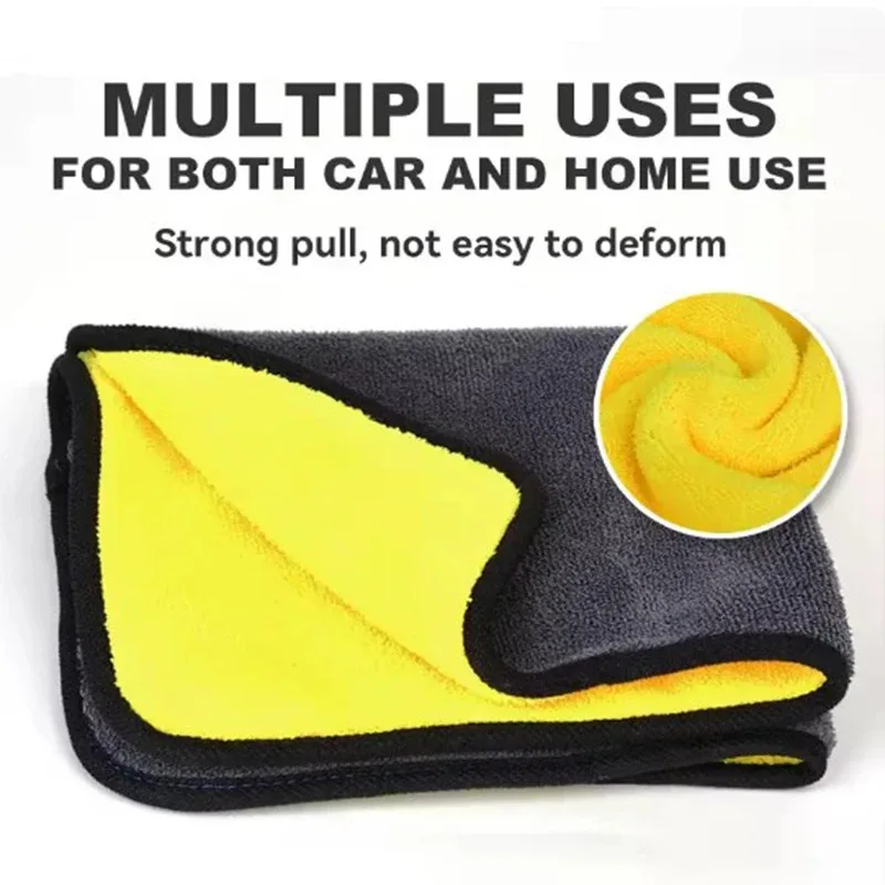 5-15Pcs Microfiber Cleaning Towel Car Cleaning Cloths Professional Detailing Car Drying Microfiber Towel Wash Towel Accessories