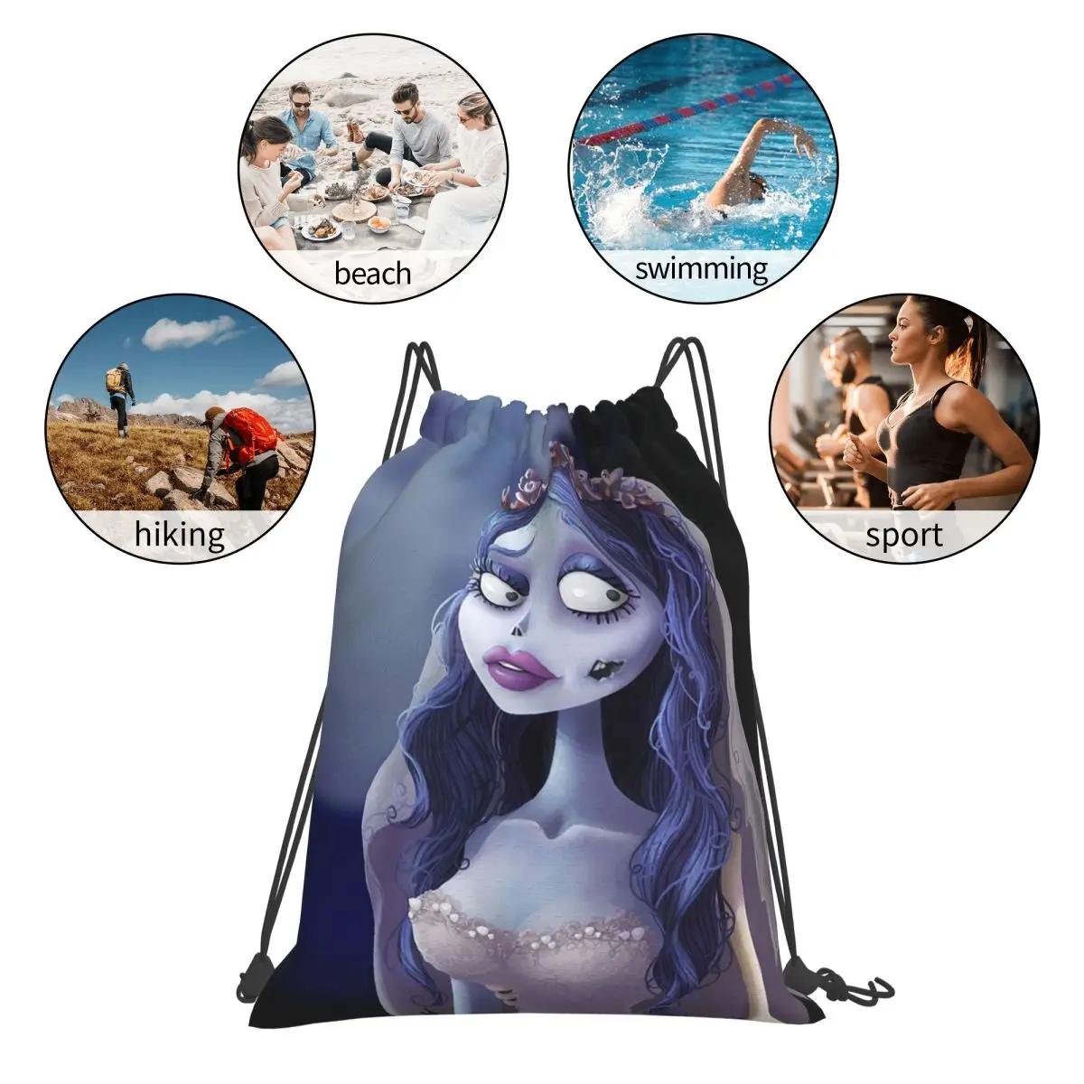 حقائب ظهر إميلي ذا كوربس برايد متعددة الوظائف برباط وحقيبة رياضية وحقائب كتب للسفر والمدرسة