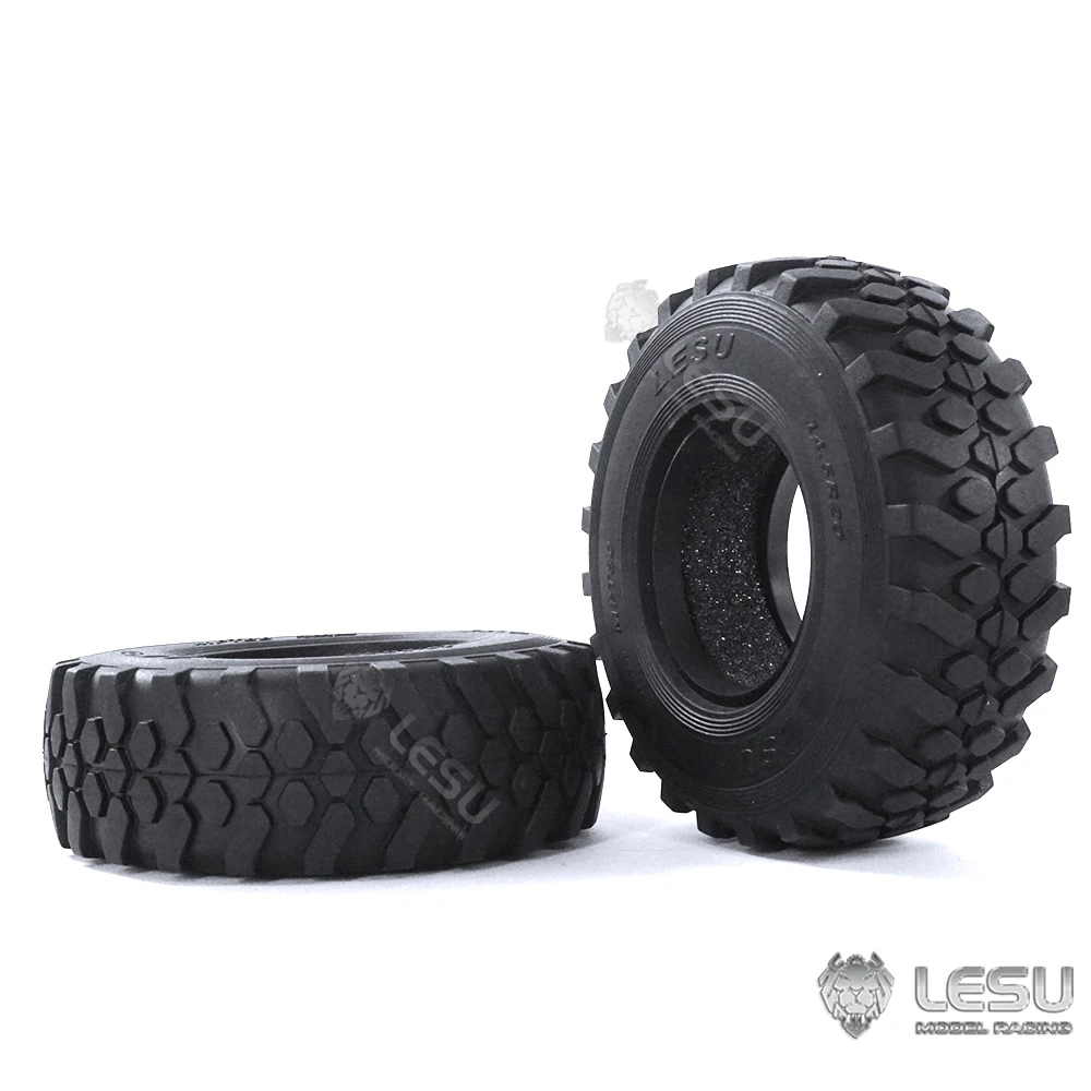 

LESU 101mm Rubber Tyre Spare Accessories For Remote Control 1/10 Rave UM406 RC Crawler Climbing Truck Off Road Toy Part TH22150