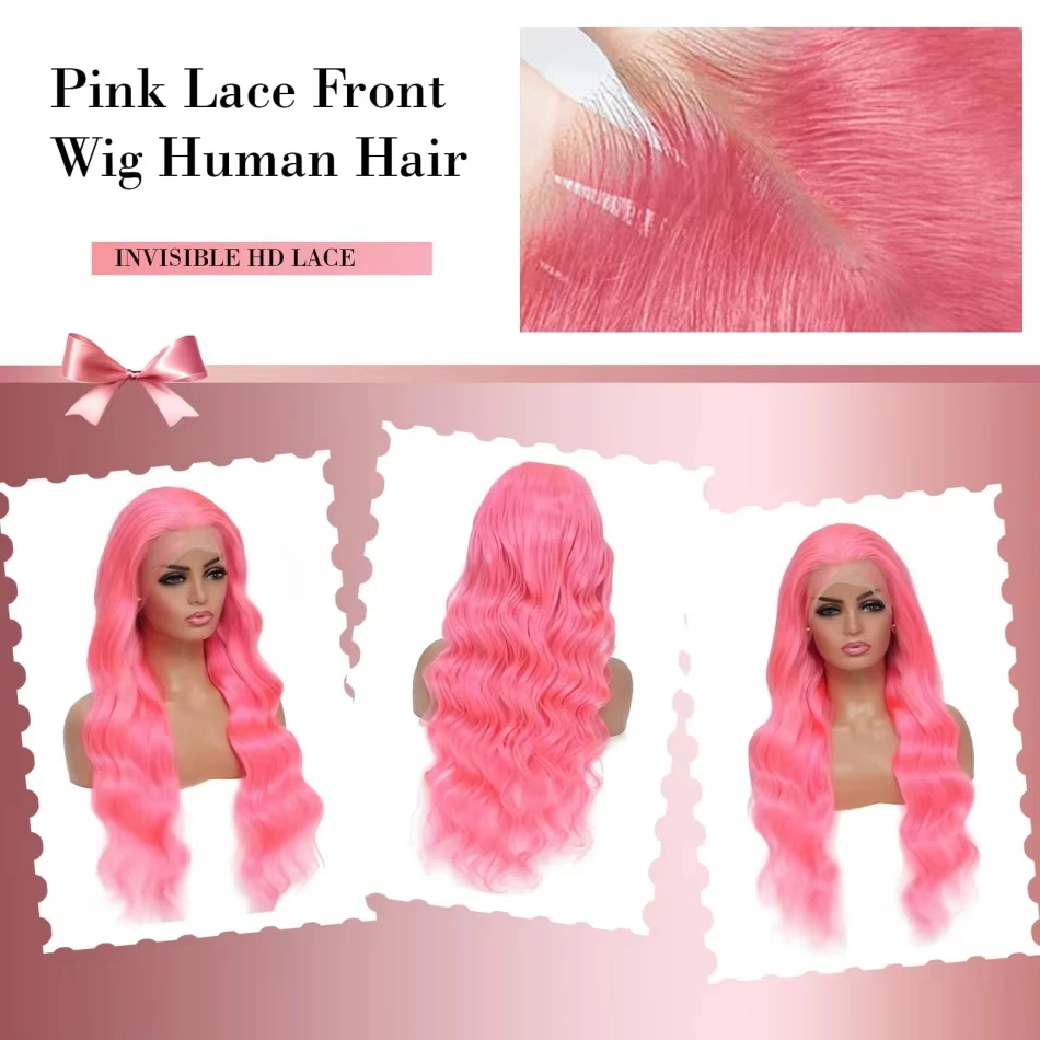 200 Density Body Wave Human Hair Wigs 13X6 Hd Lace Frontal  display picture 1