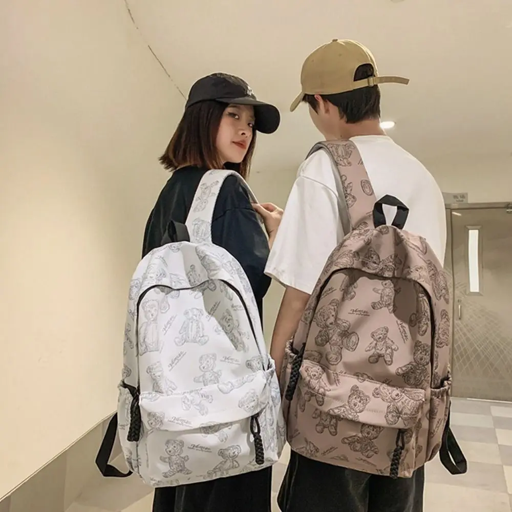 

Модный рюкзак с принтом, большая вместительная повседневная школьная сумка, легкая многофункциональная сумка через плечо для путешествий