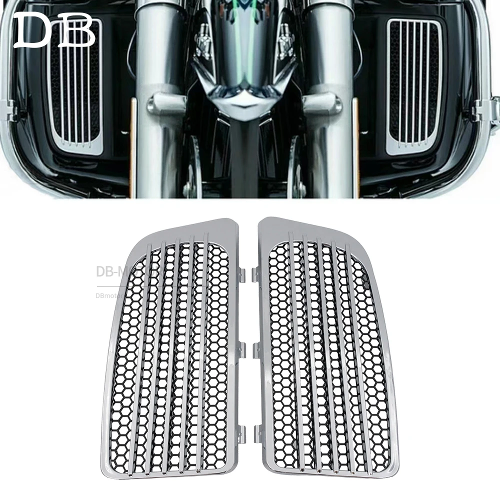 Motorcycle Accessories Radiator Grill Lower Fairing Cover  Fit For Touring Electra Glide Road  Ultra Limited Trike Tri Glide