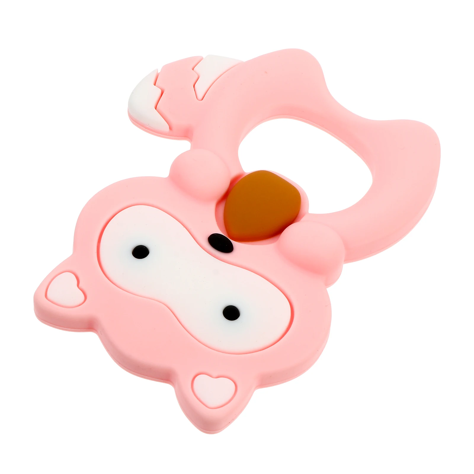 

1pc Cartoon Bear Baby Teething Infant Toddler Molar Gum Relief Safe Silicone Chew Teether Molar Teether Baby Teething