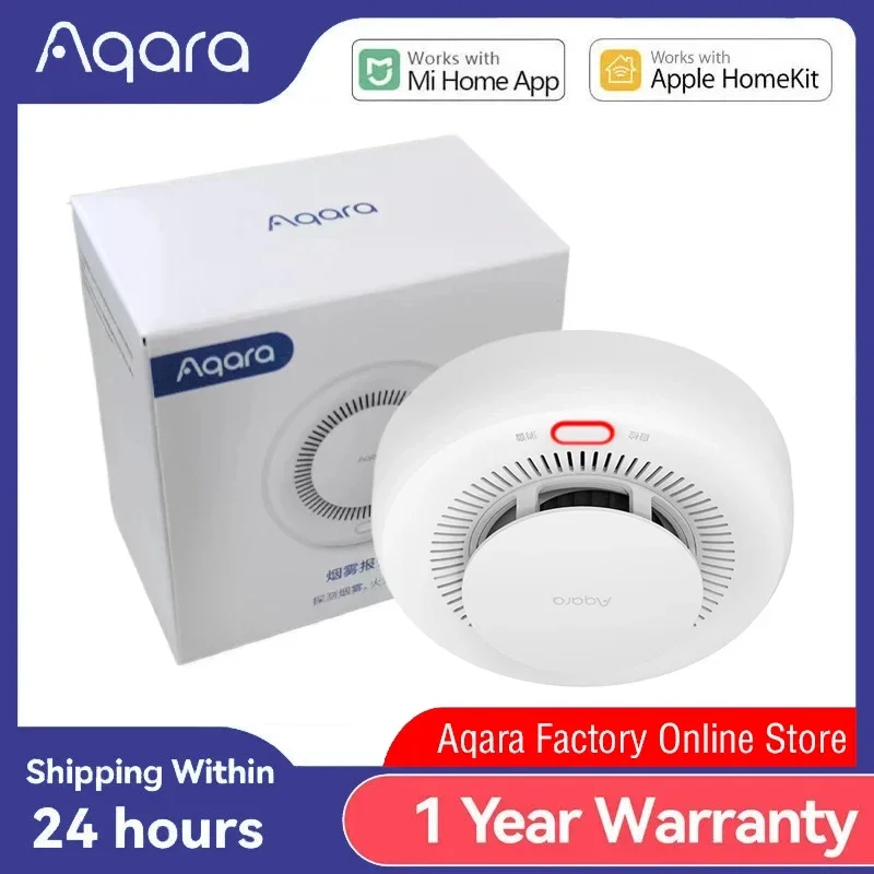 original-aqara-smart-smoke-alarm-detector-zigbee-smart-fire-monitor-sound-alert-home-security-remote-control-for-mi-home-homekit