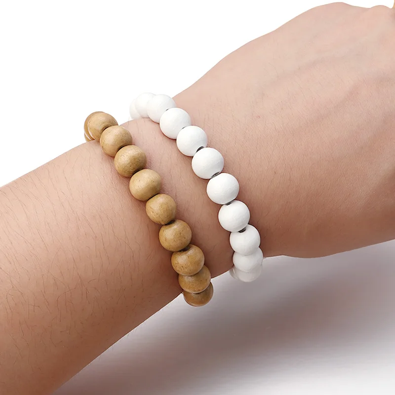 

10-12mm Natural Wooden Beads Wooden Round Ball Loose Wooden Beads for DIY Crafts Ornament Decoration Handmade Accessories