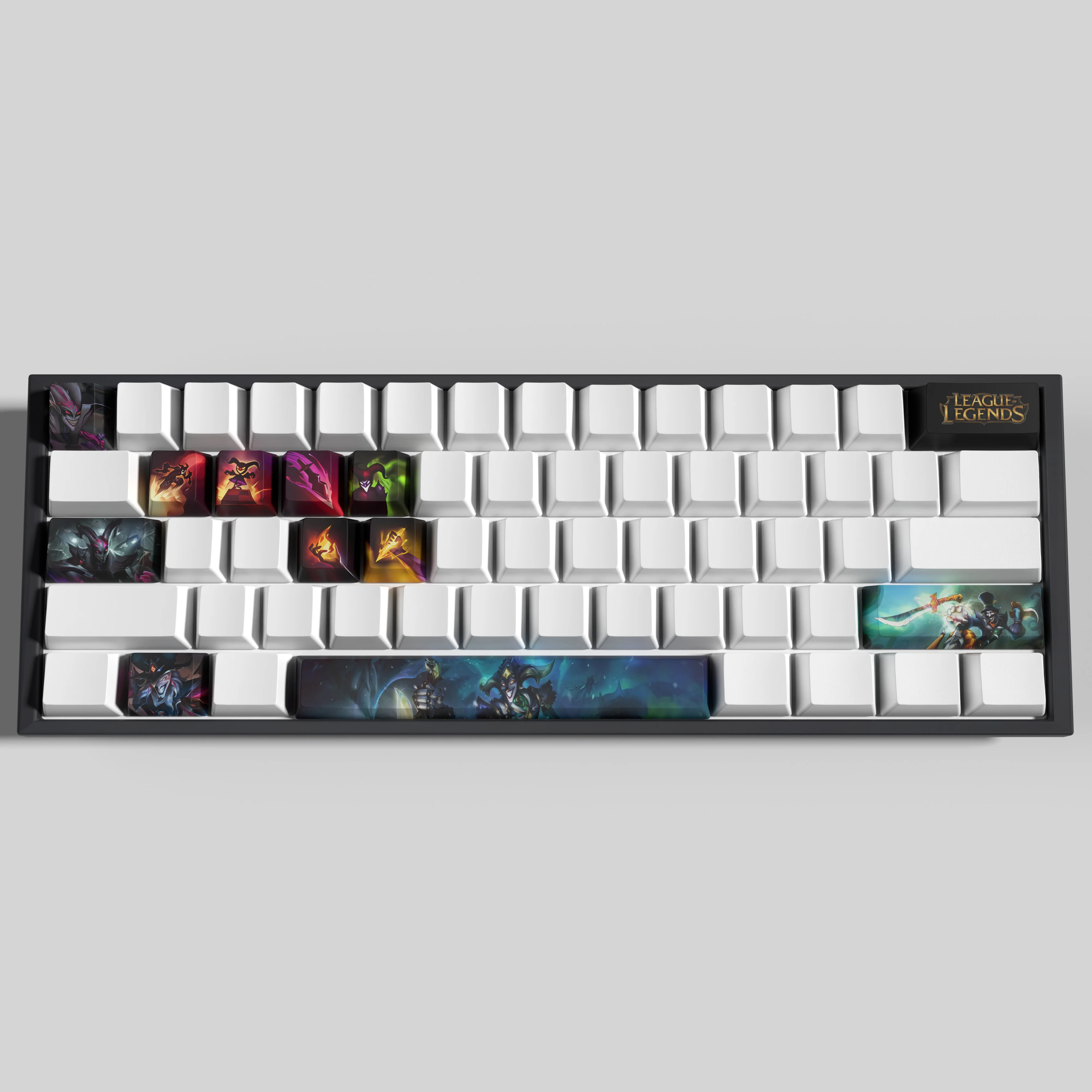 shaco keycaps League of Legends shaco keycaps  game keycaps OEM Profile 12keys PBT dye sub keycaps