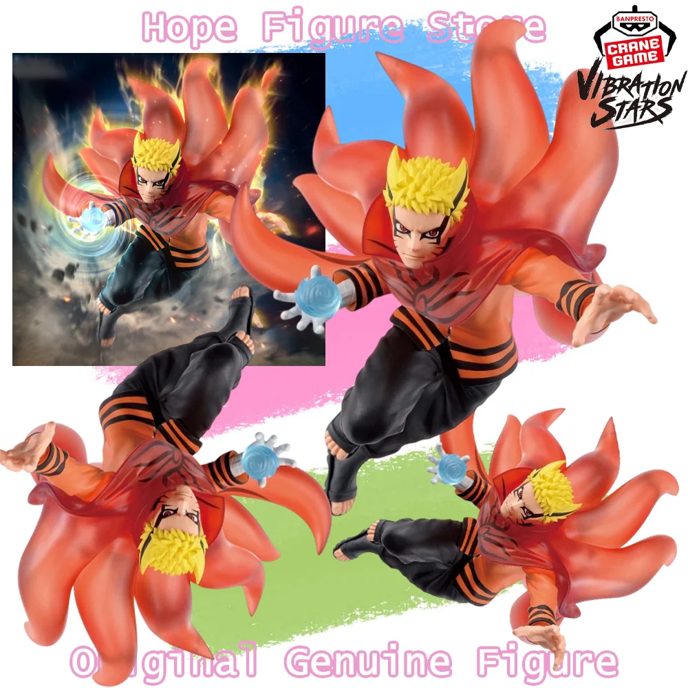 In Stock Genuine BANPRESTO VIBRATION STARS BORUTO NARUTO NEXT GENERATIONS Naruto Uzumaki Figure Anime Model Toy