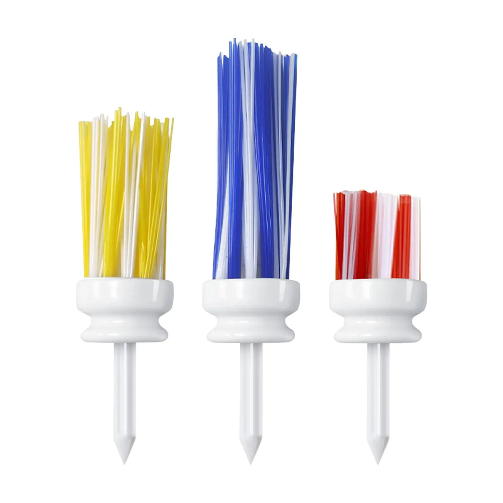 Low Resistance Golf Tee Brush Top Storage Holder for Golf Accessories Outdoor Exercise Supplies