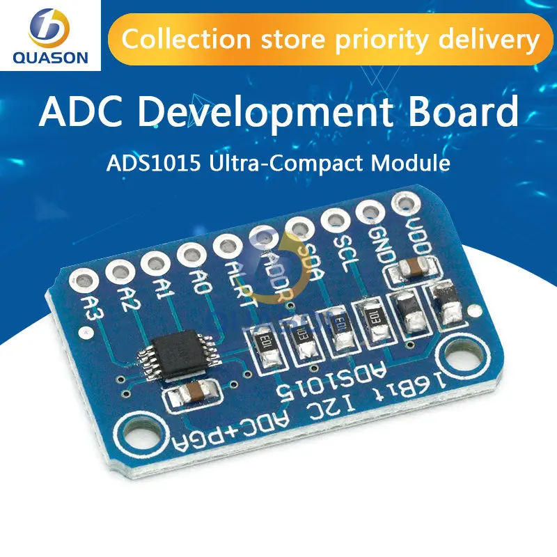 1pcs ADS1015 ADC ultra-compact 12-precision ADC module development board