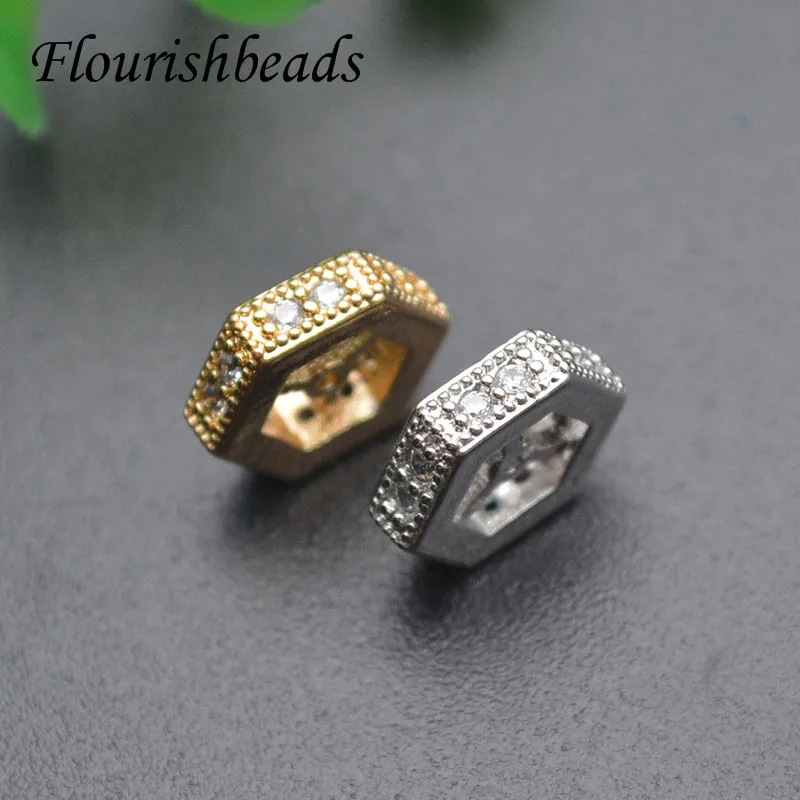 

Wholesale Gold Color Nickel Free Anti Fading 12mm Geometric Flat Spacer Loose Beads for Jewelry Making Supplier 30pcs/lot