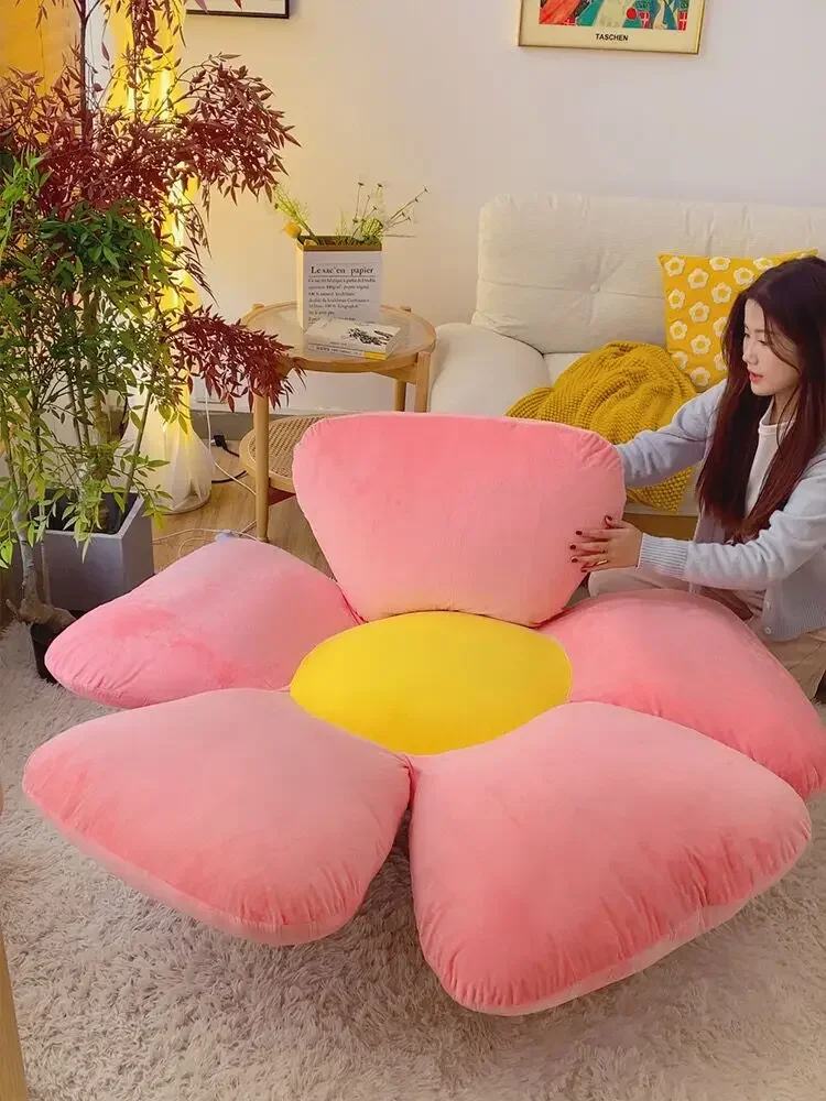 Simple sun petal portable single sofa