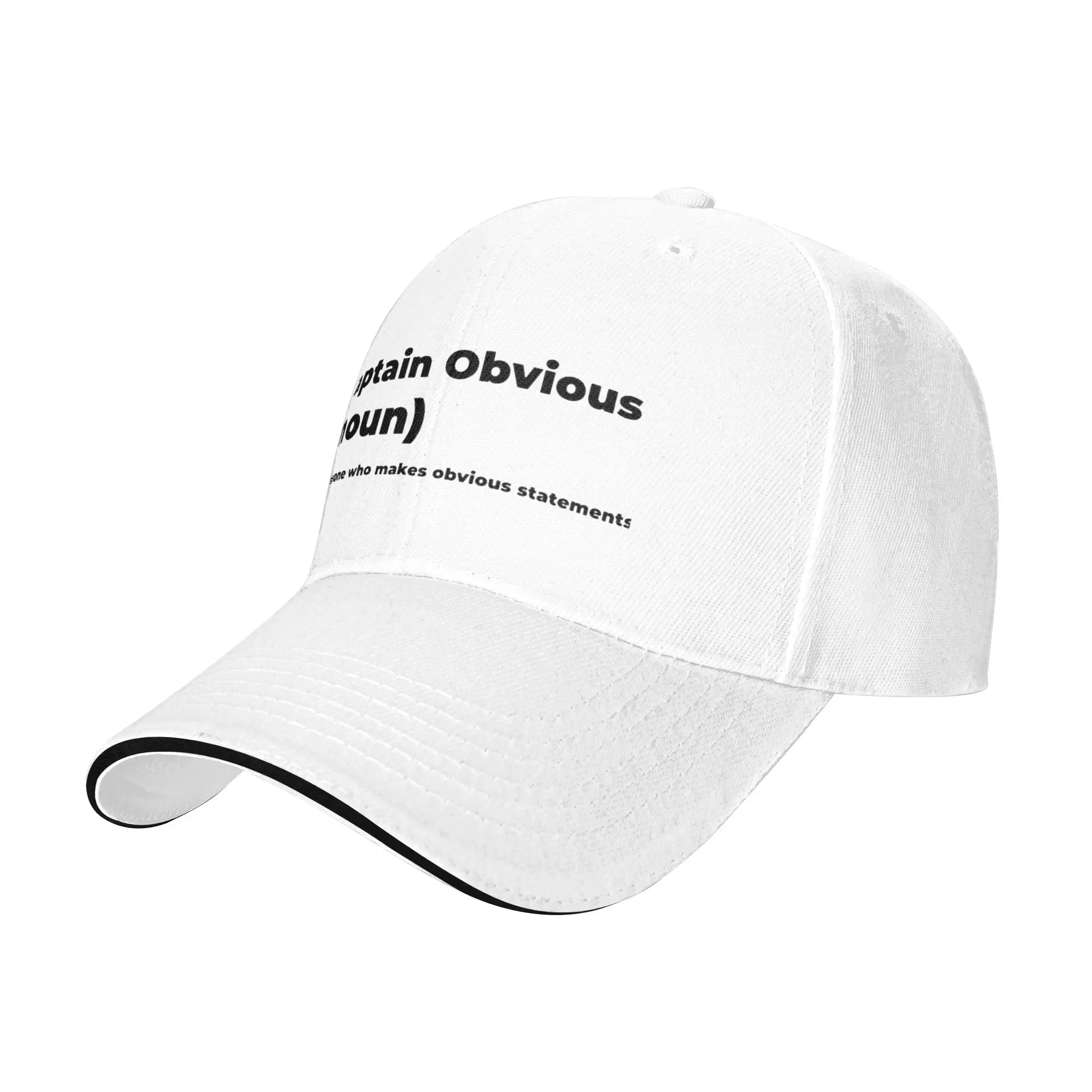 Funny Captain Obvious Definition Sarcastic Meaning Cool Gift For Children Men Women A Baseball Cap Hat