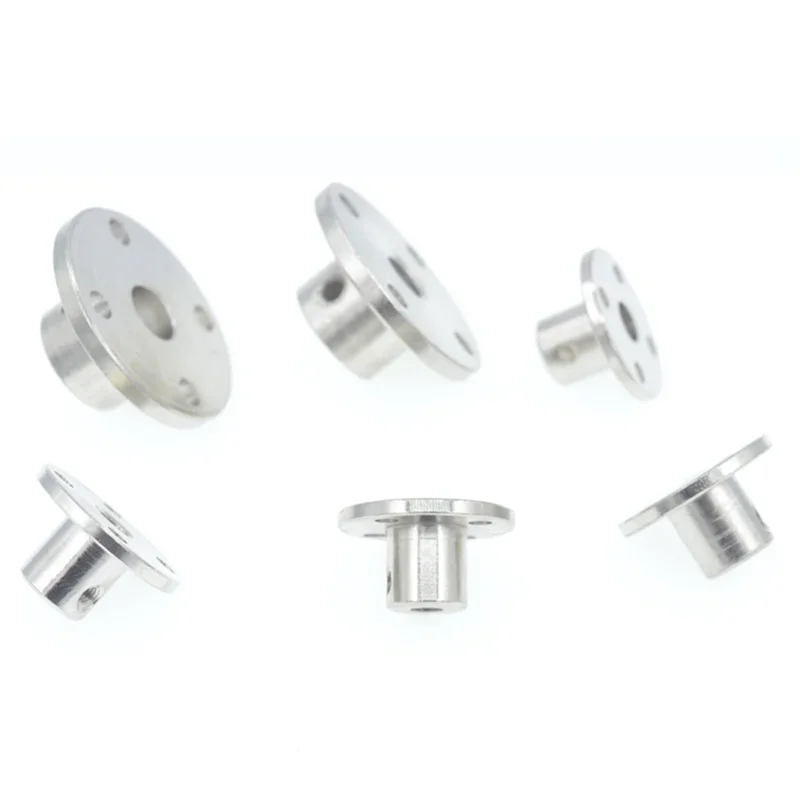 1Pc Rigid Flange Coupling Motor Guide Shaft Coupler Motor Connector 3/3.17/4/5/6/6.35/7/8/10/11/12/14mm Motor Flange Coupling