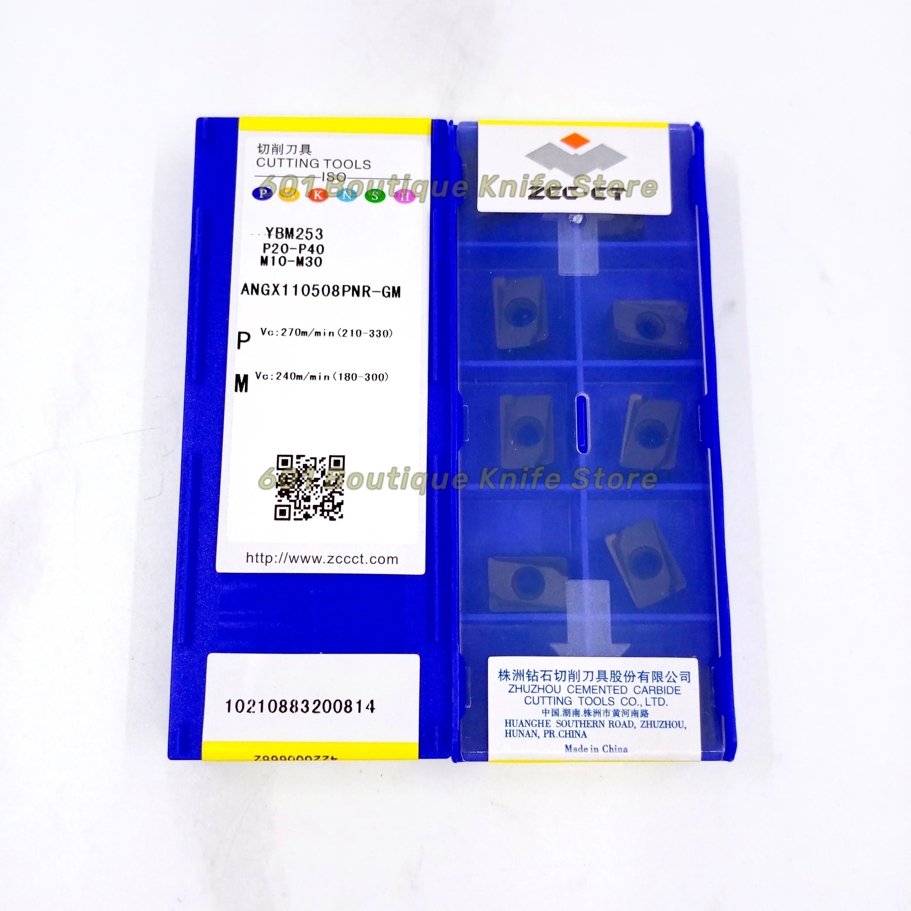 Original ZCCCT ANGX Series ANGX110508PNR-GM Milling Cutter Inserts ANGX 110508 Lathe Cutter Turning Tools