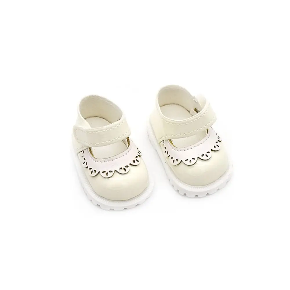 5.5cm sapatos de boneca de couro 14.5 polegada boneca 1/4 boneca bonito rendas mini botas para 20cm sapatos de boneca para bonecas presente brinquedo