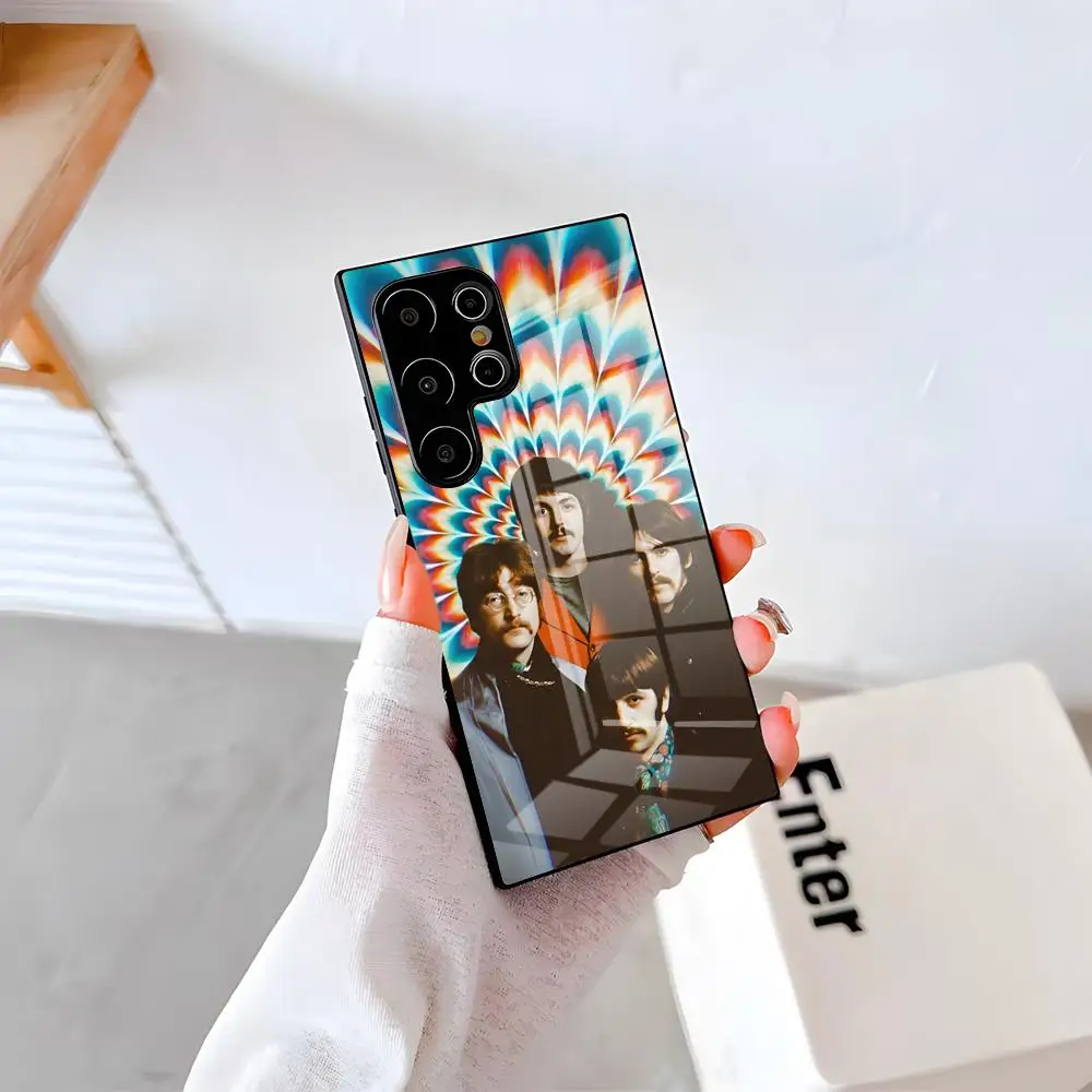 Band Singer T-The Beatles Phone Case For Samsung A57 A37 A33 5G A54 A36 A35 A56 A52 A17 Shockproof Glass Cover