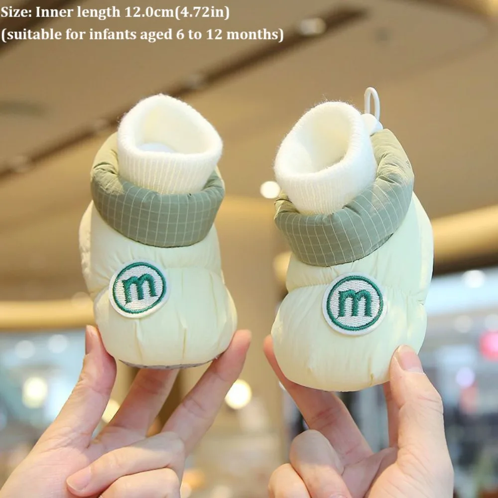 

Pretty Winter Infant Boots Soft Anti-slip Booties Cozy Warm Girl Boots for Toddler Infant