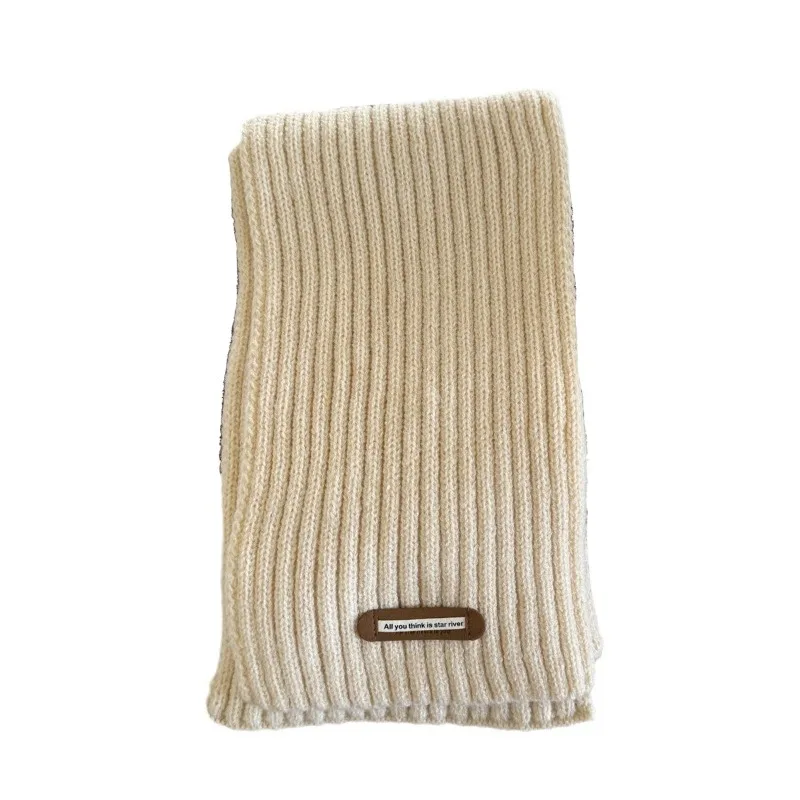 ผ้าพันคอเด็กสไตล์ลำลอง แฟชั่นฤดูหนาว ถักนิตติ้ง ยูนิเซ็กซ์ ผ้าพันคอเด็กอ่อน ผ้าพันคอเด็กเล็ก ผ้าพันคอไหมพรมนุ่ม ผ้าพันคออะคริลิคผสมกันให้ความอบอุ่น