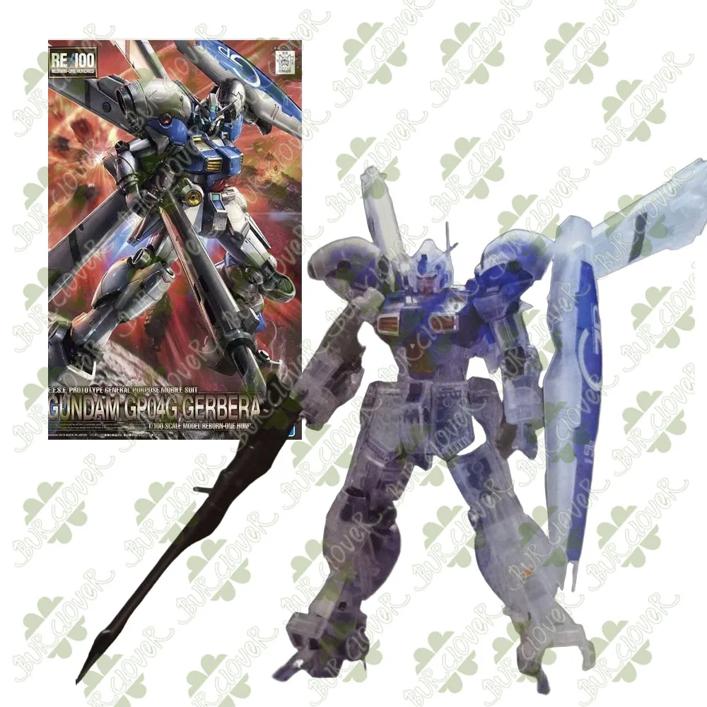 BANDAI Original GUNDAM RE Series 1/100 ZMT-S126G SHOKEW AMX-107R REBAWOO Model Movable Joints High Quality Collectible Toys