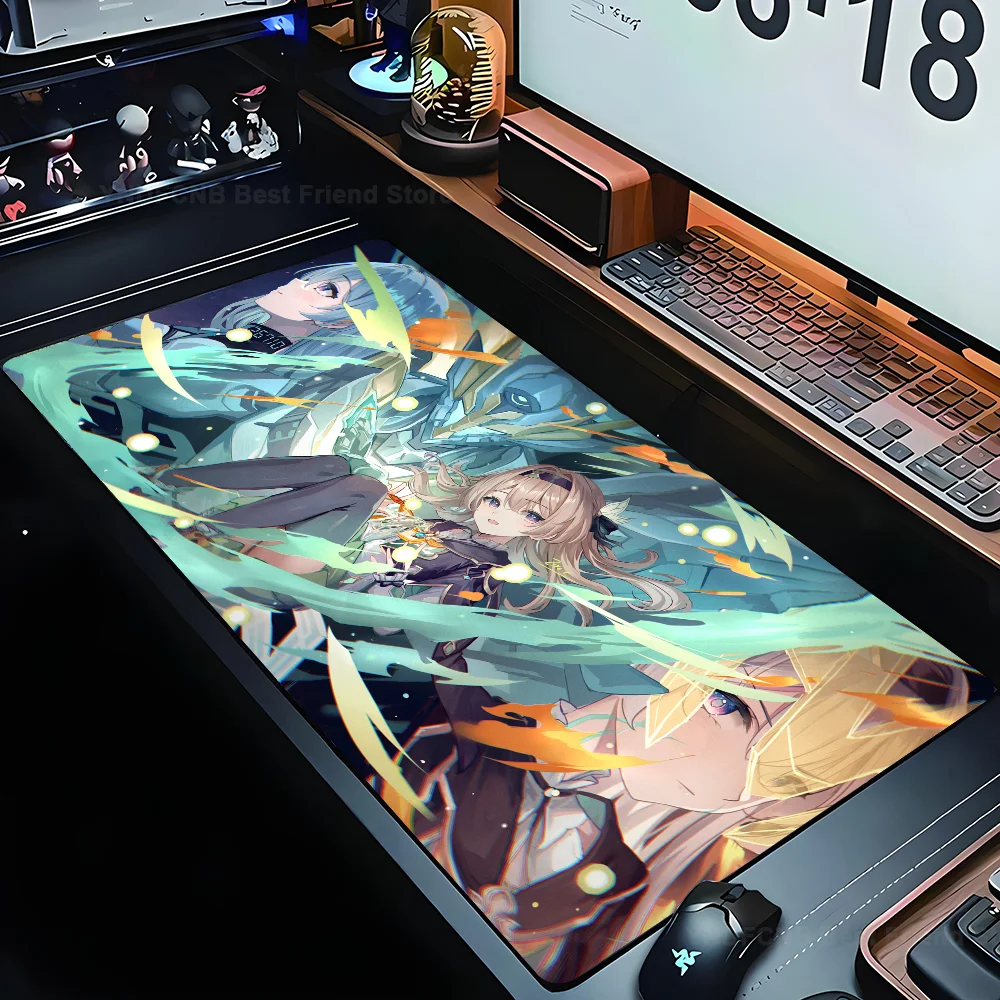 Firefly Honkai Star Rail Mouse Mat Desk Mat With Pad Gaming Accessories Prime Gaming XXL Keyboard Pad