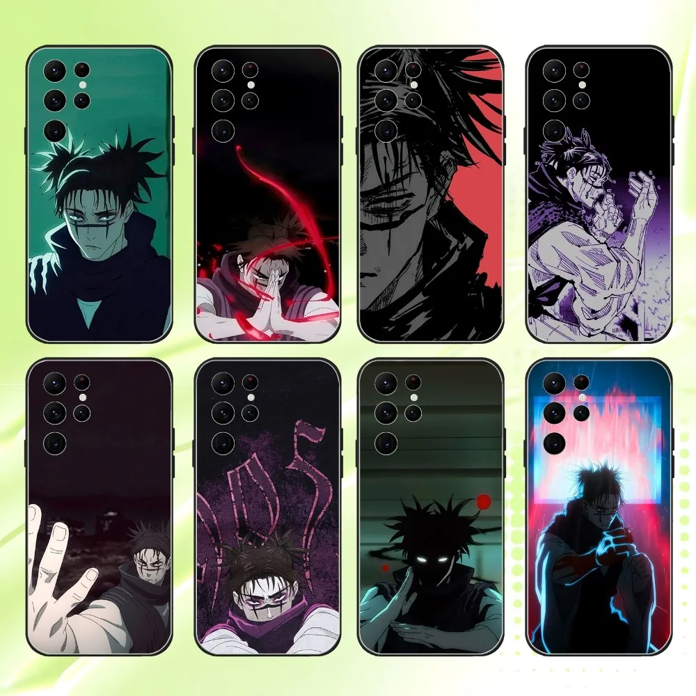 

Choso Jujutsu Kaisen Phone Case For Samsung S 25,24,23,22,30,21,10,9,Ultra,Plus,Lite,FE,4,5G Black Soft Case