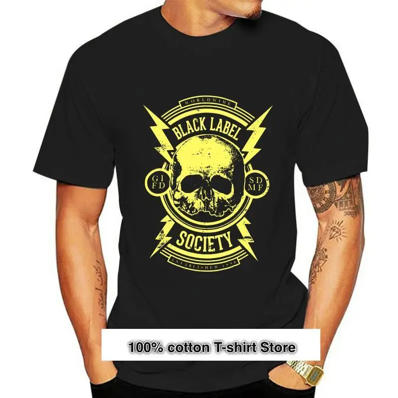 Camiseta de Black Label Society, camisa de calavera S M L Xl Xxl, camiseta oficial de banda de Metal