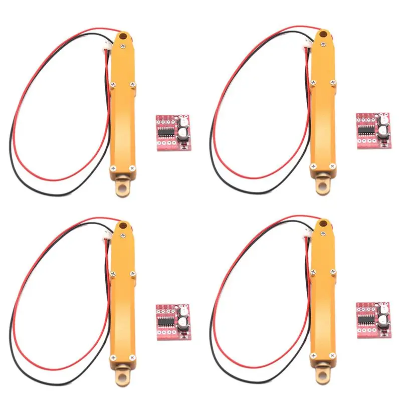 

LALA 4X N20 Electric Full Metal Push Rod Push Rod For Rc Excavator Dump Truck Metal Cylinder With Motor Drive Board -6V