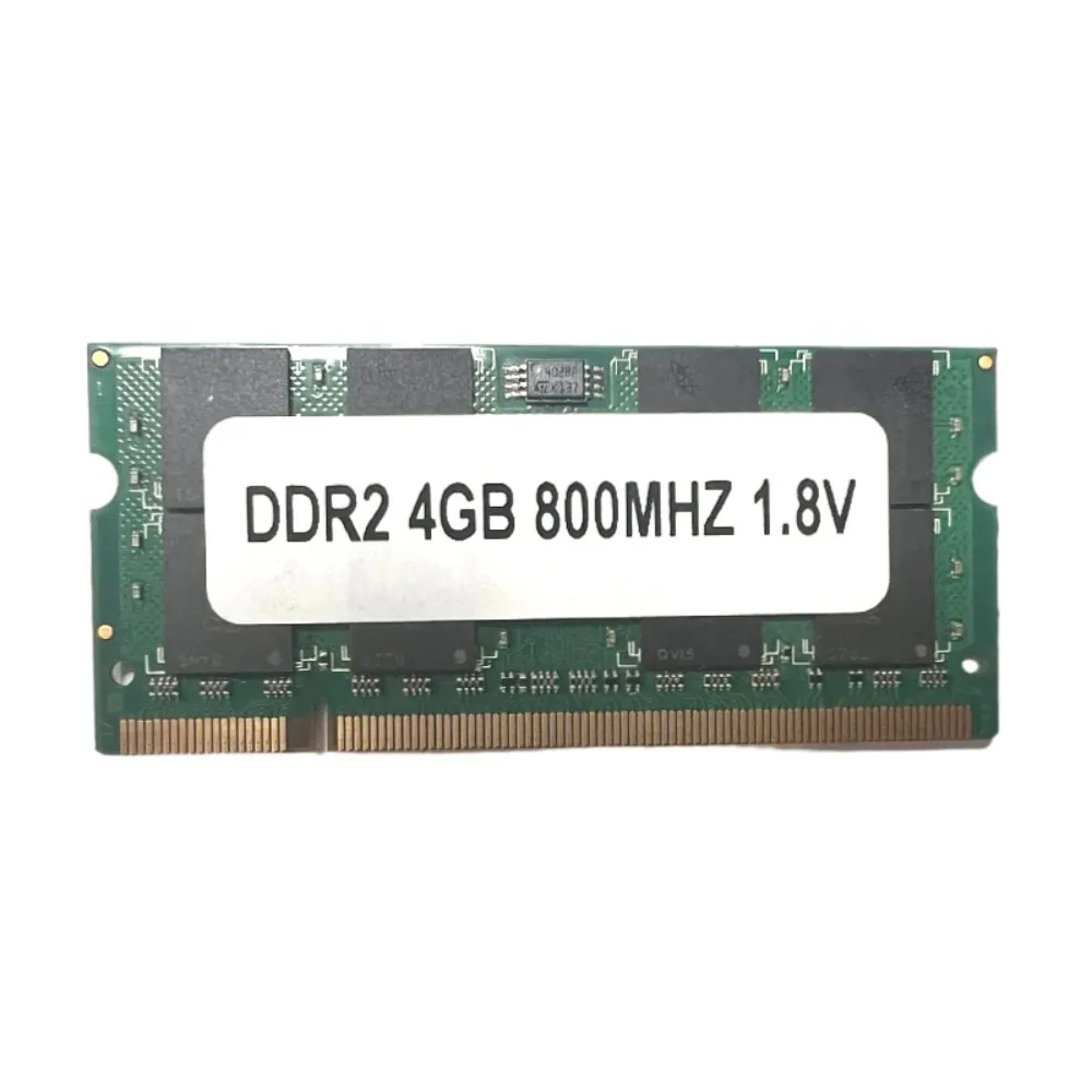 2Pcs Used DDR2 4GB 800MHz PC2 6400 Memory Stick SODIMM 1.8V Suitable for Notebook PCB
