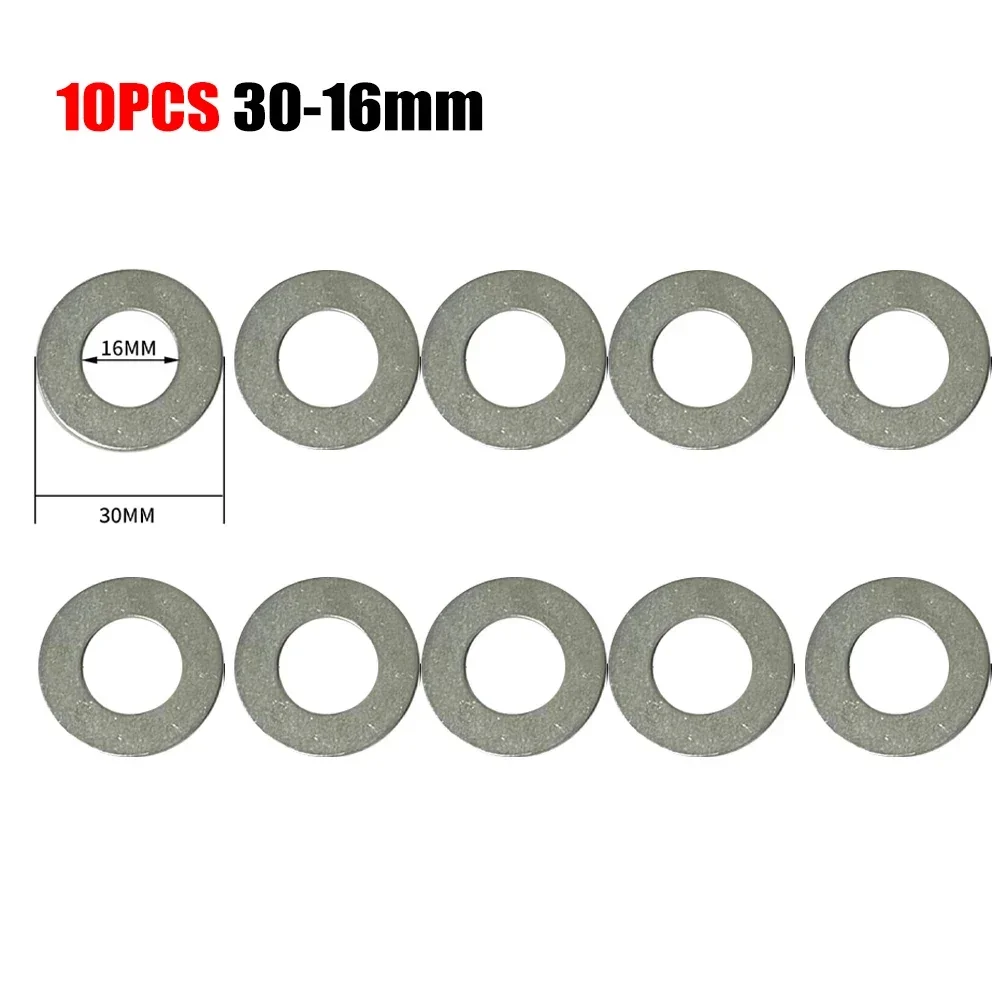 Anneau de réduction en métal pour lame de scie circulaire, joint de conversion d'ouverture, multi-taille, 10 pièces