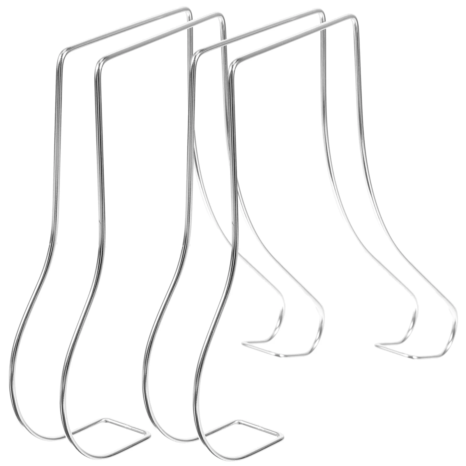 

2Pcs Shoe Rack Small Stand Display Props for Store High Heel Sandals Support Shaper Long Lasting Non Fading Stainless Steel
