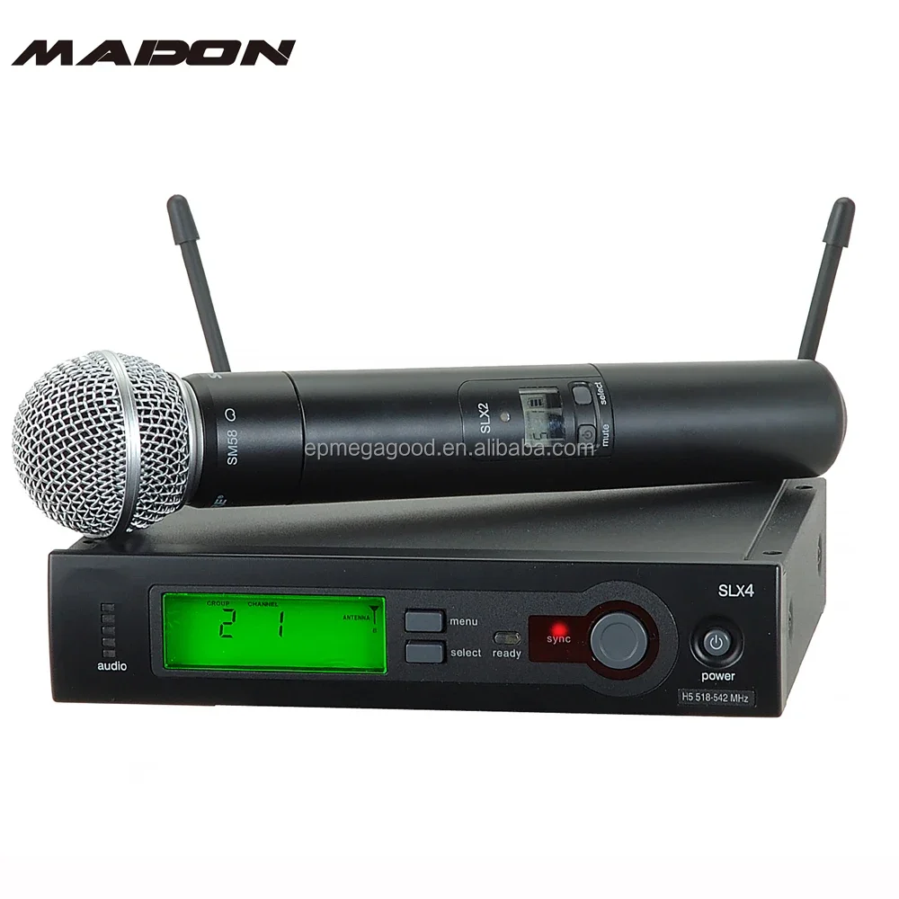 SLX24 SM 58 PROFESSIONAL WIRELESS MICROPHONE SYSTEM PERFORMANCE SLX WIRELESS MICROPHONE