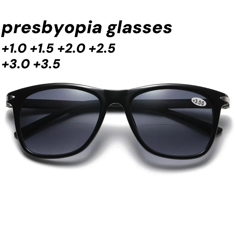 

Round Spectacles Oversized Frame Glasses Presbyopia Glasses Blue Light Blocking Eye Protection Ultra Light Unisex Eyeglasses