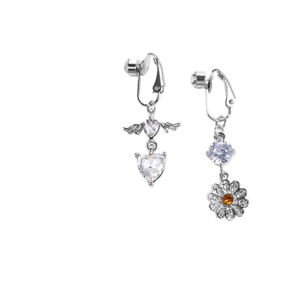 الفولاذ المقاوم للصدأ هيئة ثقب المجوهرات حجر الراين البطن خاتم على شكل زر هندسي السرة وهمية ثقب البطن ثقب البطن