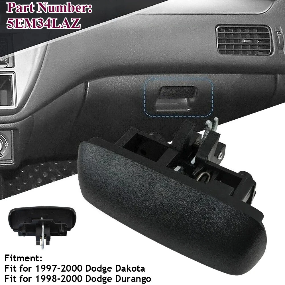 

Подходит для 97-00 Dakota/98-00 Durango, защелка для перчаточного ящика, агат, черный