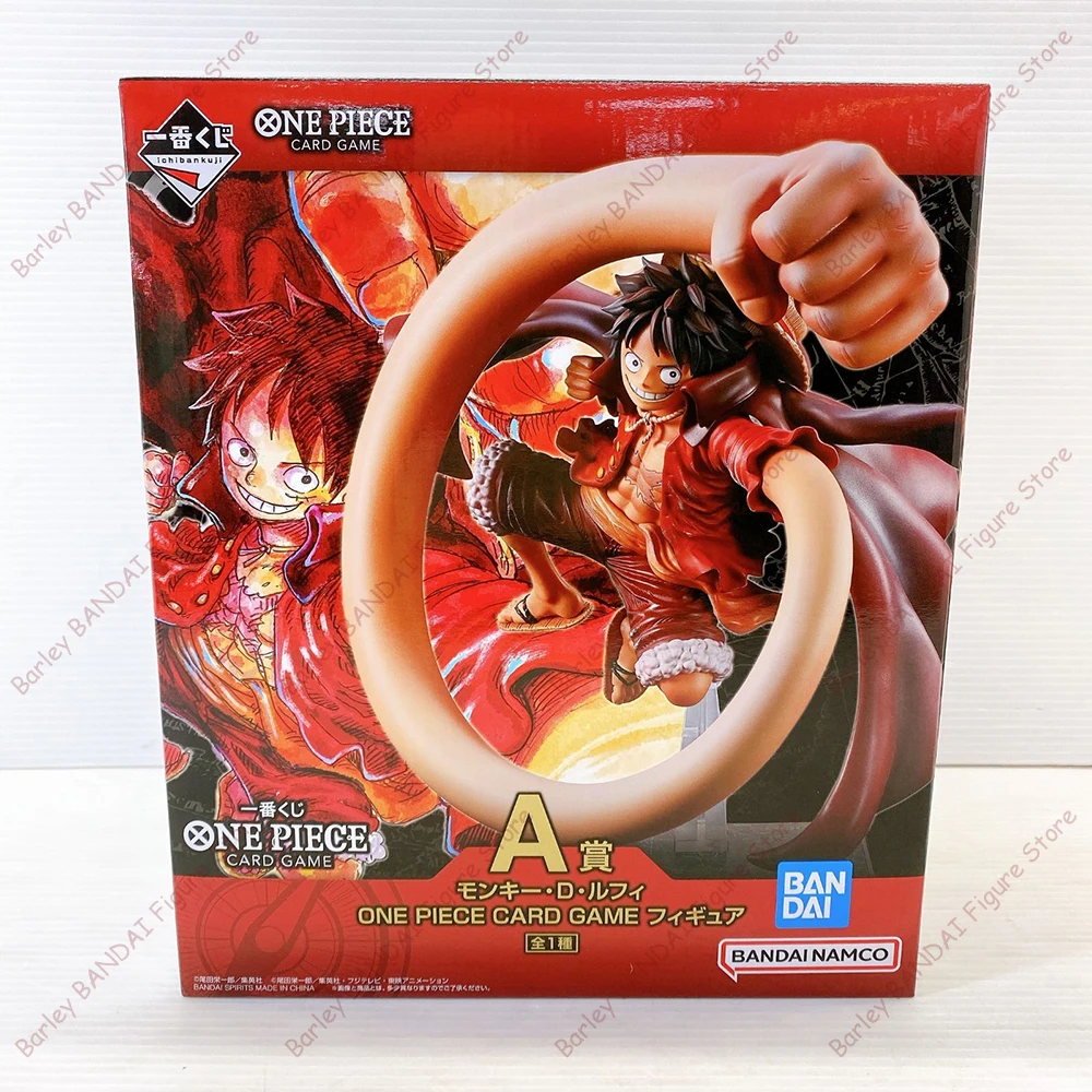 

In Stock Officially Licensed BANDAI Ichiban Kuji Monkey D Luffy CARD GAME Anime Action Figure Collection Model Toys Gifts