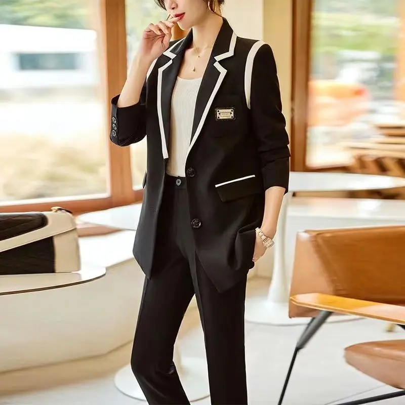 Elegant Spring 2025Whitesuit Jacket Women's High-end Professional Western-style Fashion Jacket For Business