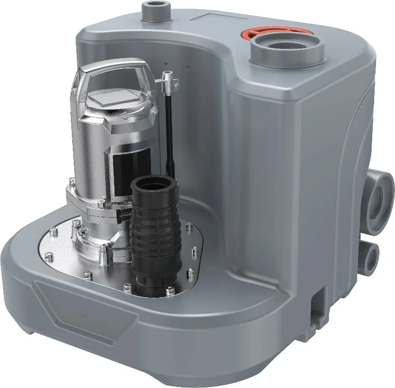 2025 65 liters 1500 watts Automatic Pump Commercial   Basement  Elevator Villa Toilets Sewage Lifting Station