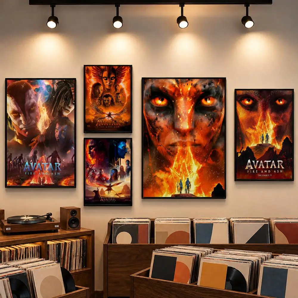 Avatar Expressive Cinema Creative Design Poster Self-adhesive Art Waterproof Paper Sticker Coffee House Bar Room Wall Decor