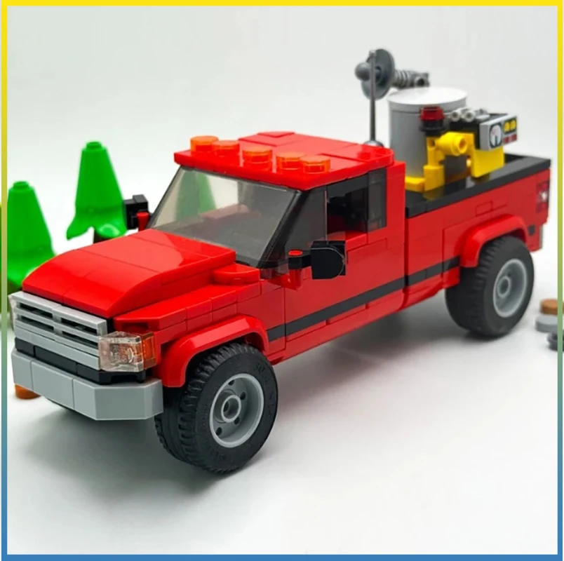 

Новые технологии MOC-194366 4x4 грузовик пикап Баран от твистера строительные блоки кирпичи модель креативный дисплей игрушки подарки на день рождения