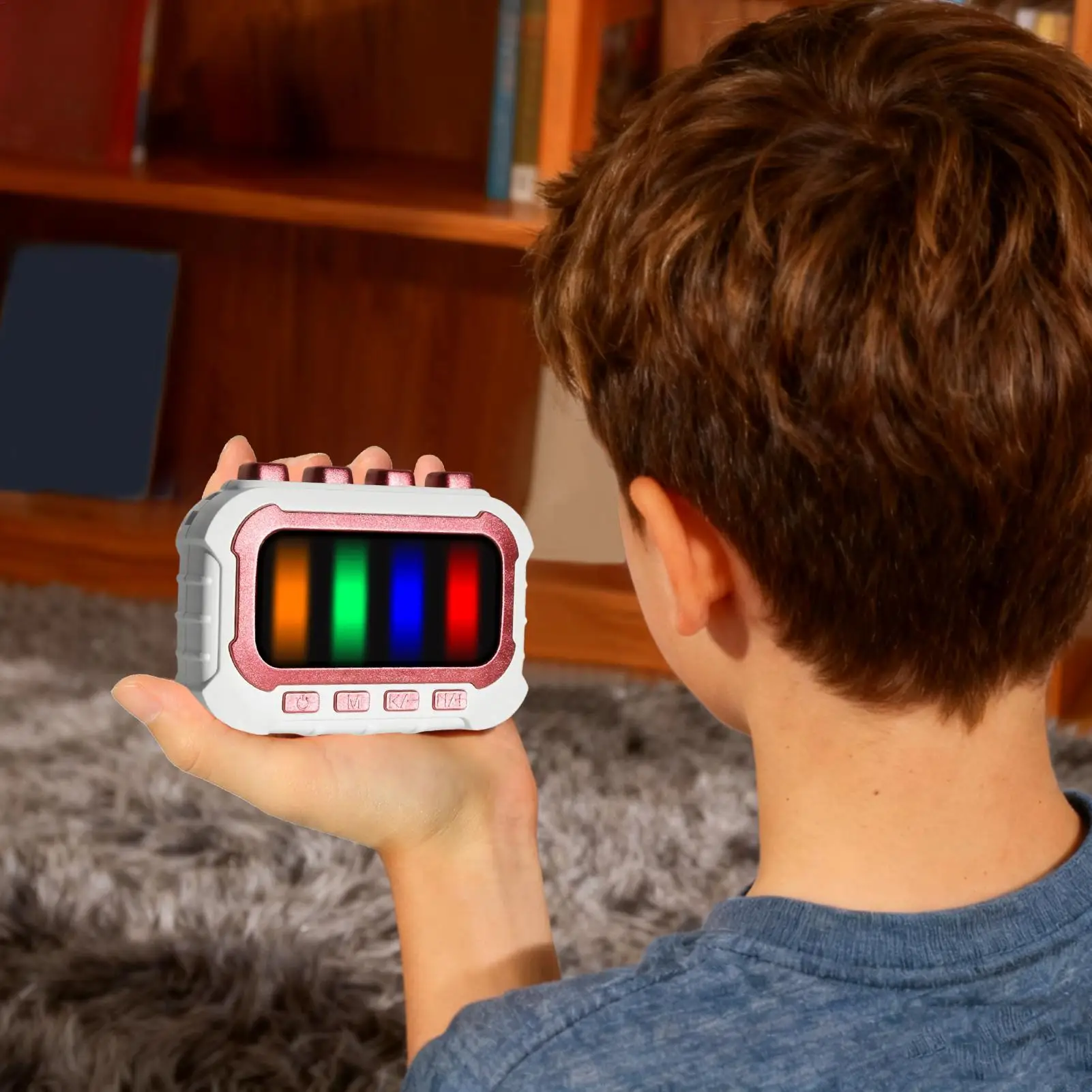 Fingertip Rhythm Game Machine Concentration Fidget Toy Fast Press Push Game For Kids Music Lovers Casual Players Home Travel