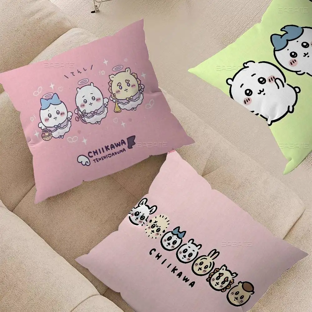 

Kawai Cartoon H-Hachiware Pillow Cover for Bedroom Room and Living Room Sofa Decorative Cushion Cover
