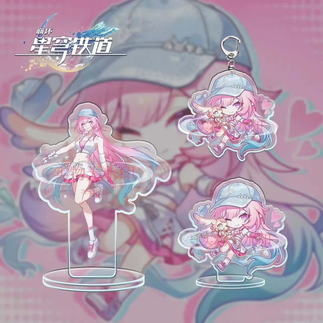 3Pc/Set Cyrene Acrylic Stand Demiurge Mem PhiLia093 Plate Desk Decor Standing Collection Keychain Backpack Pendant
