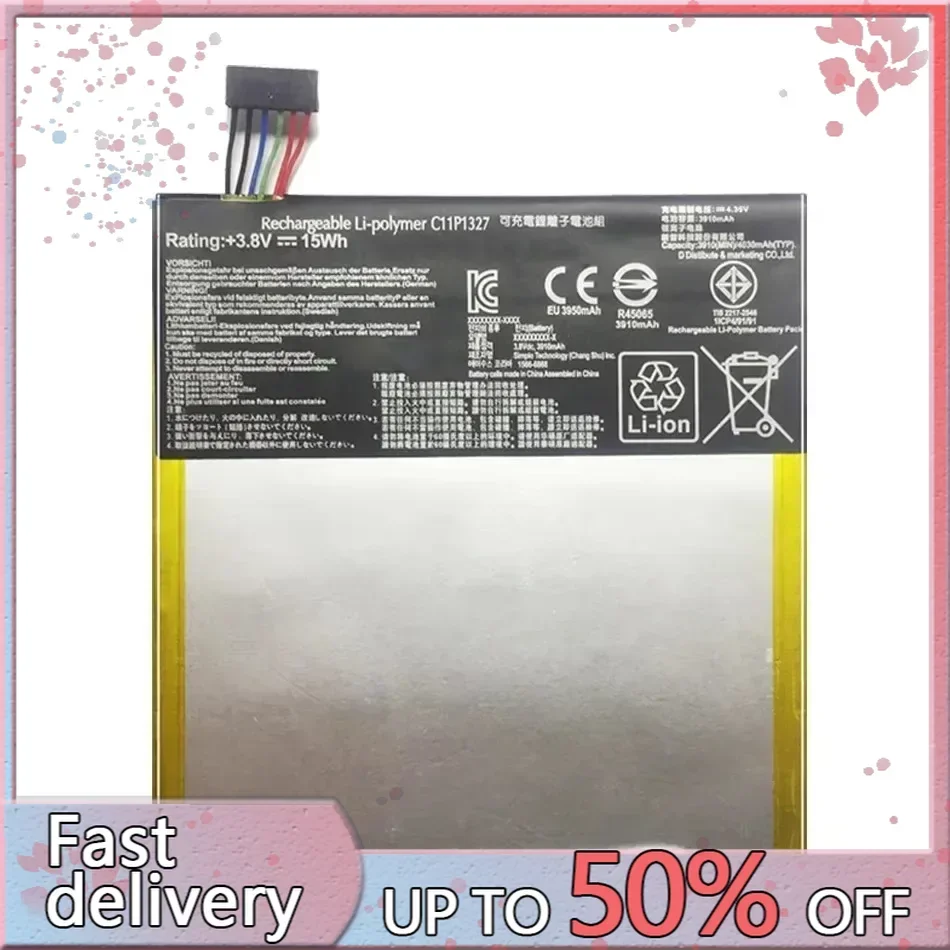 Tablet Battery C11P1327 For Asus Fonepad 7 FE170CG ME170C FE170 Fonepad7 K017 K012 3910Mah