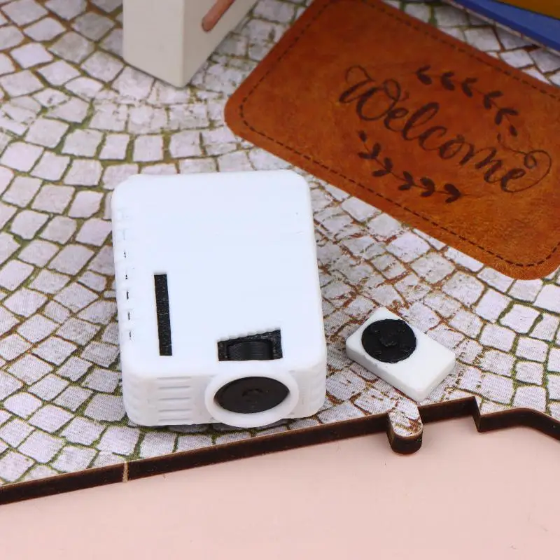 1Set 1/12 Dollhouse Miniature Drone Model Remote Controller Scene Decor Photography Prop