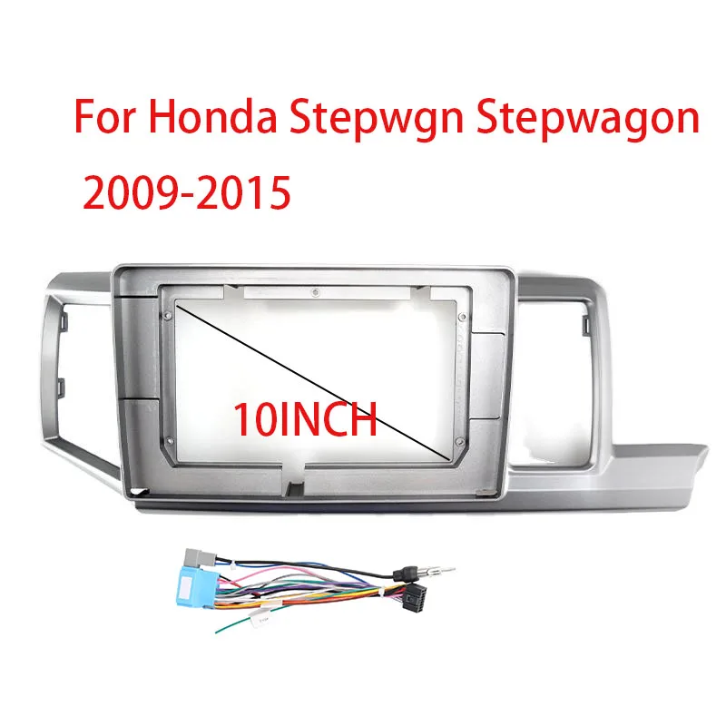 10 Inch Car Frame Fascia Adapter For Honda Stepwgn Stepwagon 2009-2015 Android Radio Dash Fitting Panel Kit