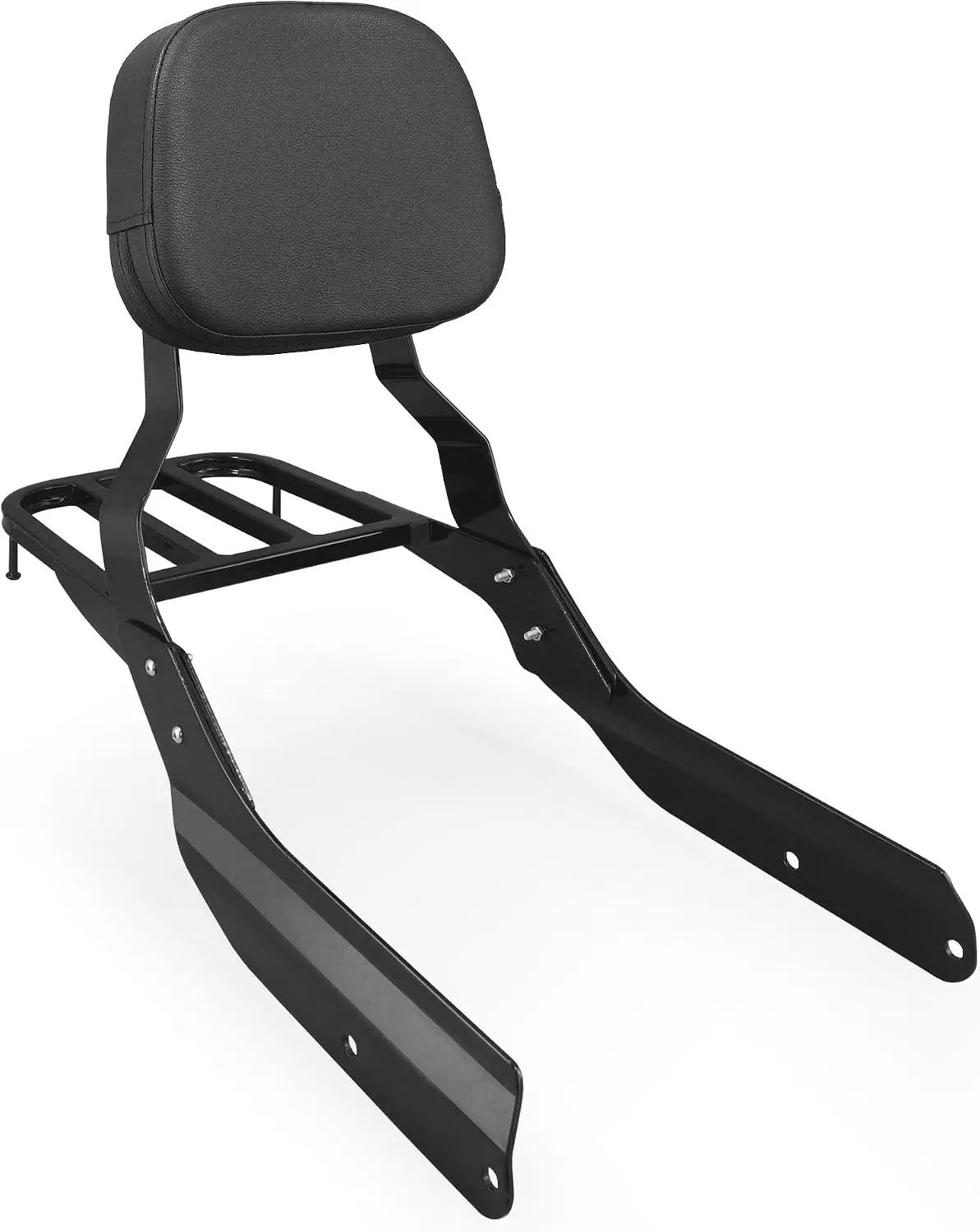 Motorcycle Sissy Bar and Luggage Rack, Black, Compatible with 1300/1800 Models