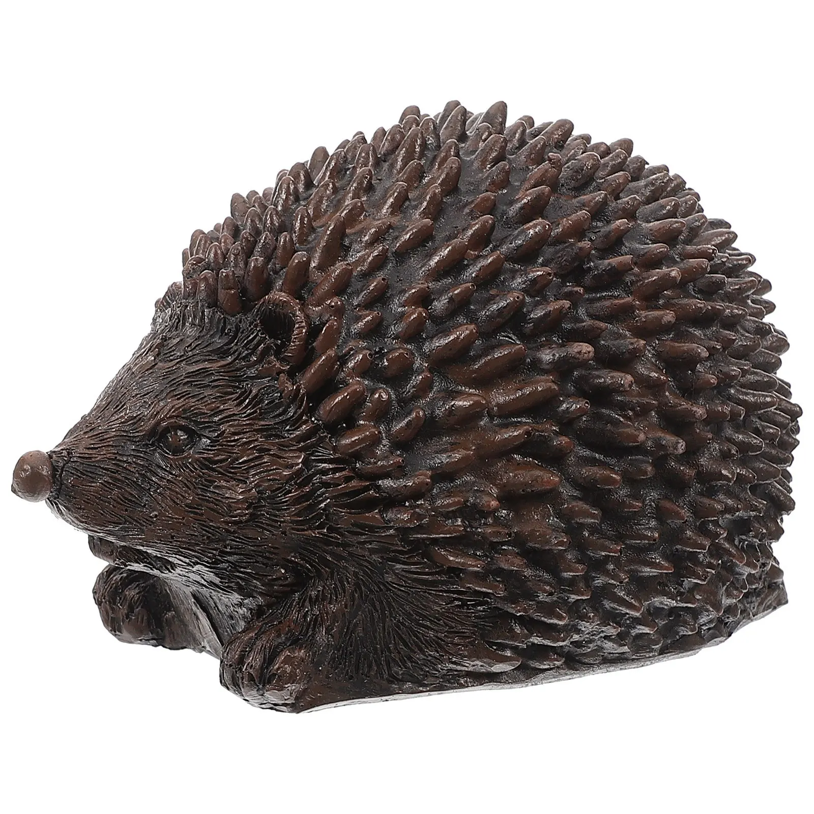 Key Hiding Box Hedgehog Shape Resin Durable Safe Outdoor Garden Statues Hidden Holder Boxes Storage Container Decor Crafts
